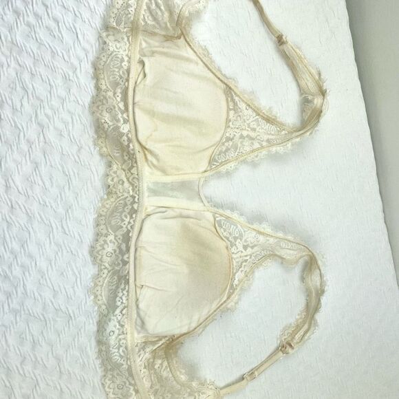 BUY 1 GET 1 FREE Aerie lace bralette cream bridal medium - Picture 4 of 13